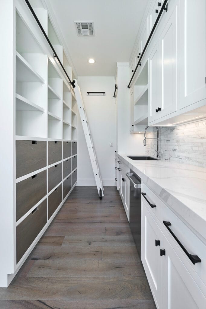 Custom White Scullery Cabinetry