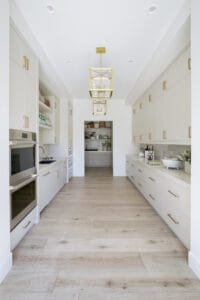 Custom Built White Cabinets