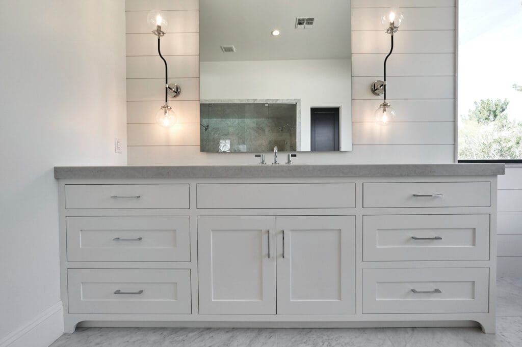 Custom Built Primary Bathroom Vanity