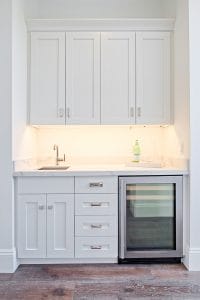 Custom White Built-In Cabinetry Phoenix