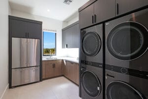 Custom Built Laundry Room Cabinetry