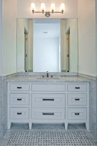 Guest Bathroom Custom Builtt Vanity