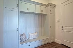 Custom Built-In Cabinets & Shelving Laundry Room