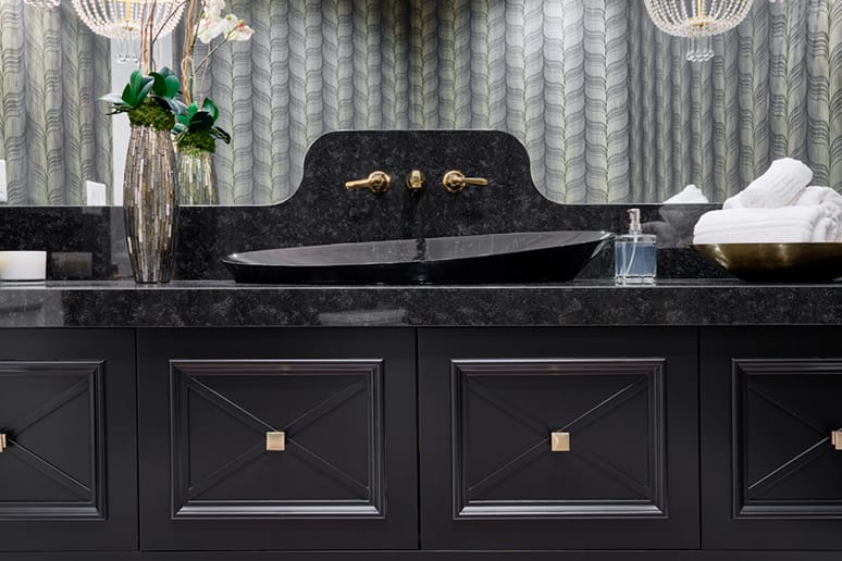 Dark Bathroom Vanity