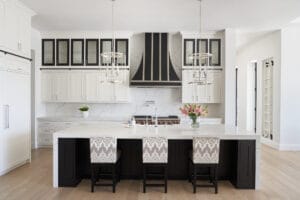 Custom Built White Kitchen Cabinetry
