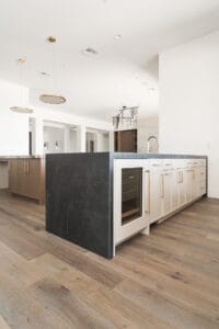 custom built modern bar