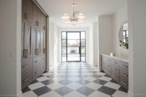 custom hallway millwork in Arizona home