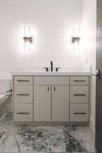 modern white bathroom