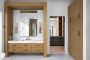 custom bathroom cabinetry
