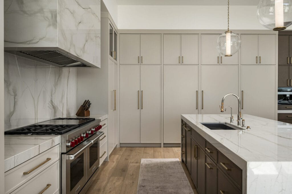Off white custom cabinets