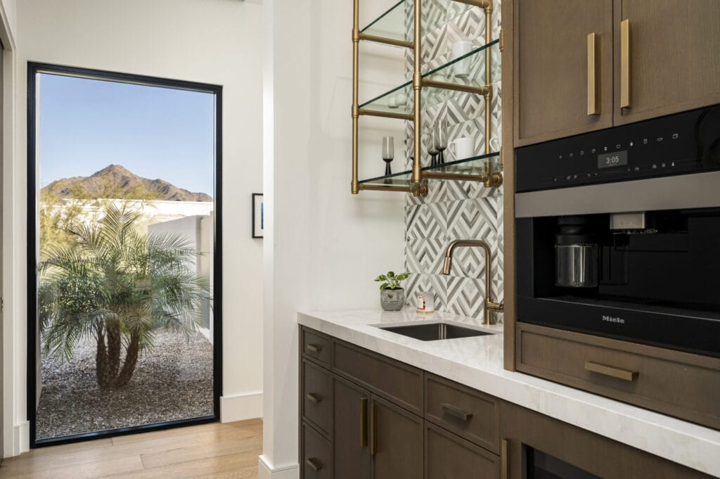 Custom wet bar built in AZ